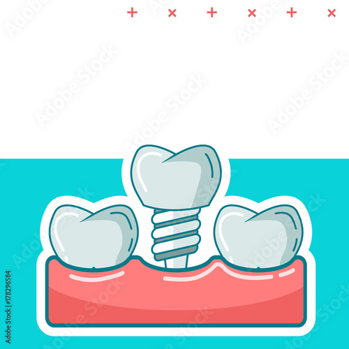 dental vector illustration