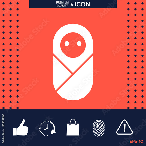 Infant, neonate, newborn icon