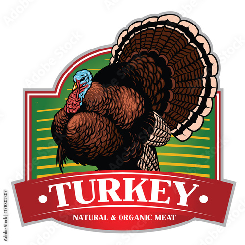 turkey badge design
