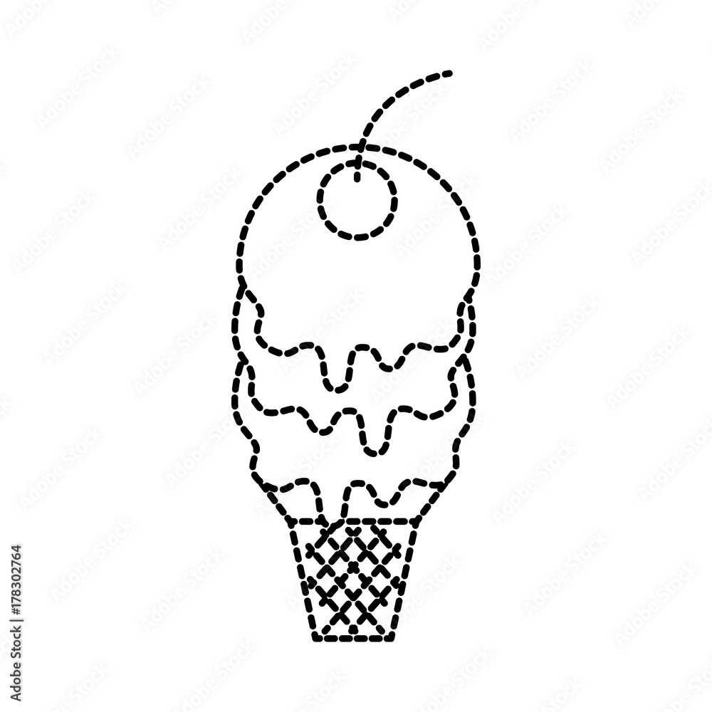 sweet cold ice cream berry tasty sweet cold ice cream berry tasty