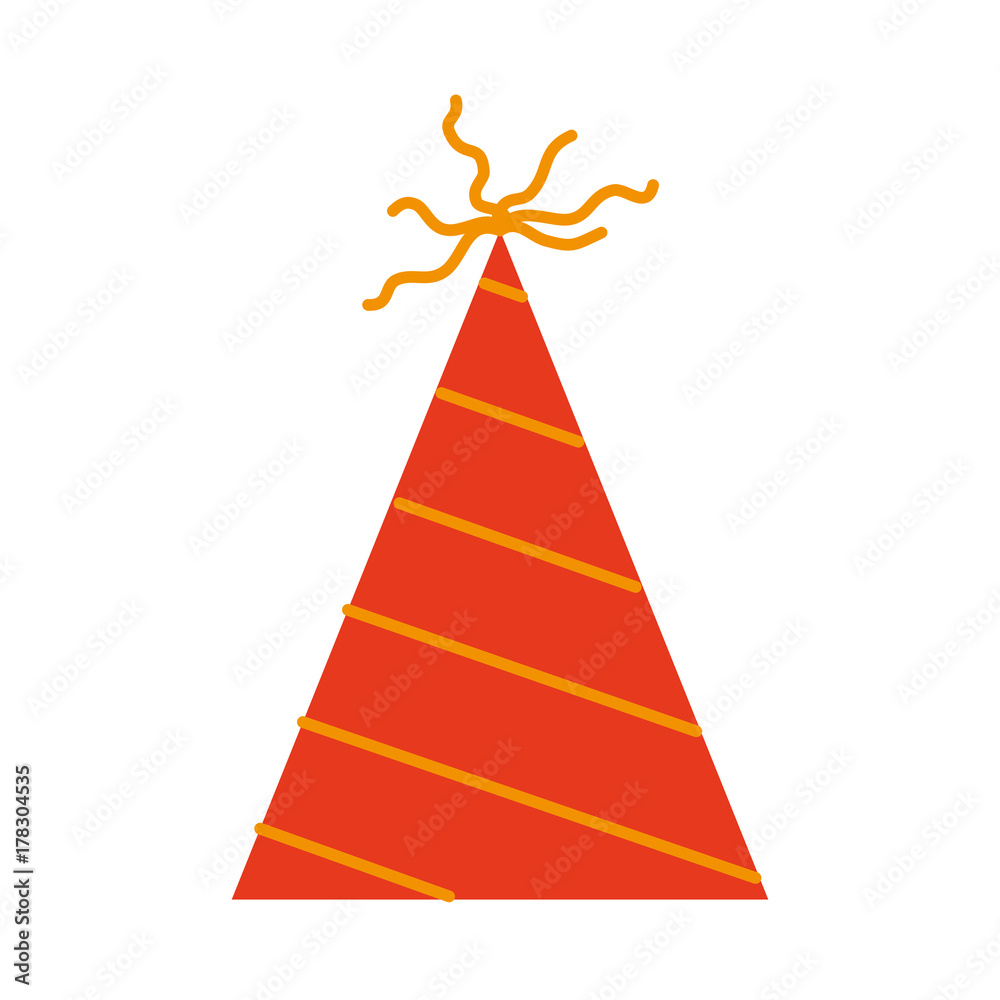 party hat accessory of the birthday element party hat accessory of the birthday element