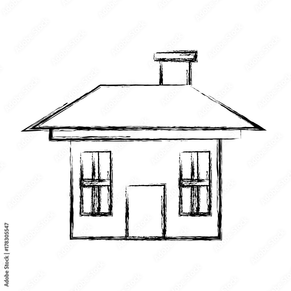 house  vector illustration