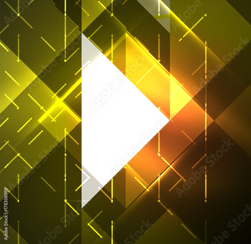 Cosmic electric background with shiny glowing plexus electricity impulses