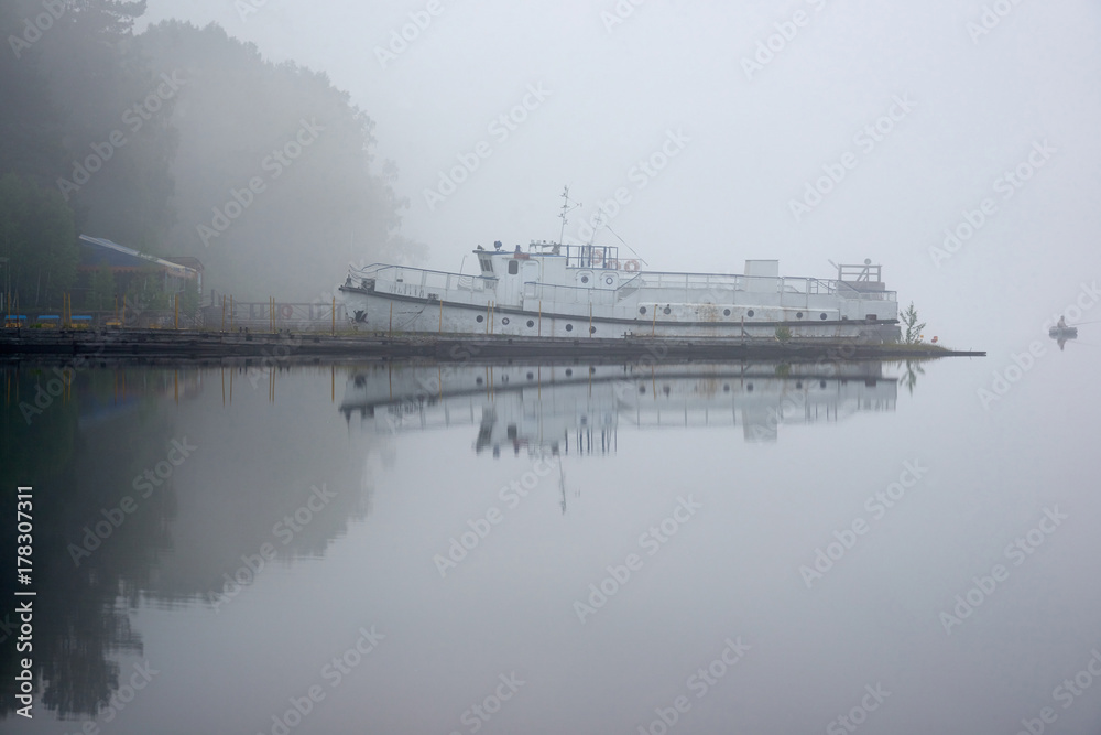 Fog on Lake Teletskoye Lake Teletskoye is the largest lake in the Altai Mountains and the Altai Republic, Russia, and has depth up to 325 meters. Fog on Lake Teletskoye Lake Teletskoye is the largest lake in the Altai Mountains and the Altai Republic, Russia, and has depth up to 325 meters.