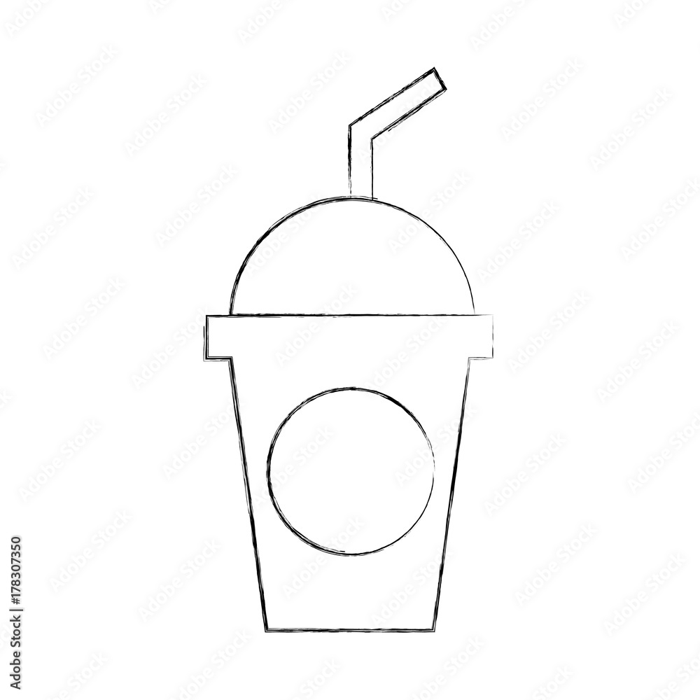 plastic soda with dome and straw celebration plastic soda with dome and straw celebration