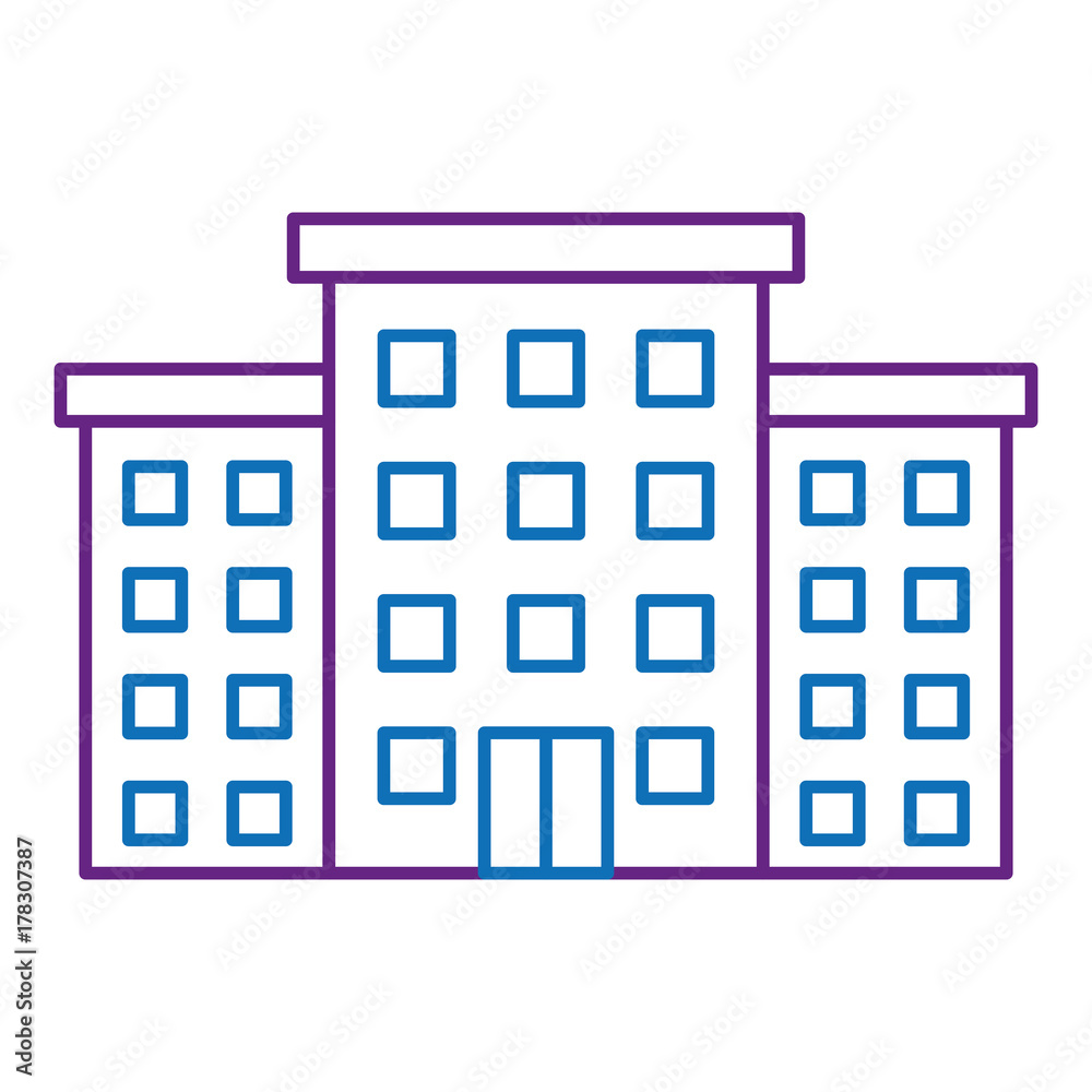 hospital building isolated icon hospital building isolated icon