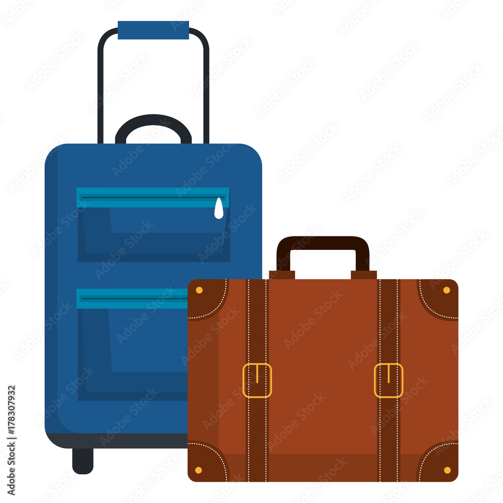 Fototapeta premium suitcase travel isolated icon