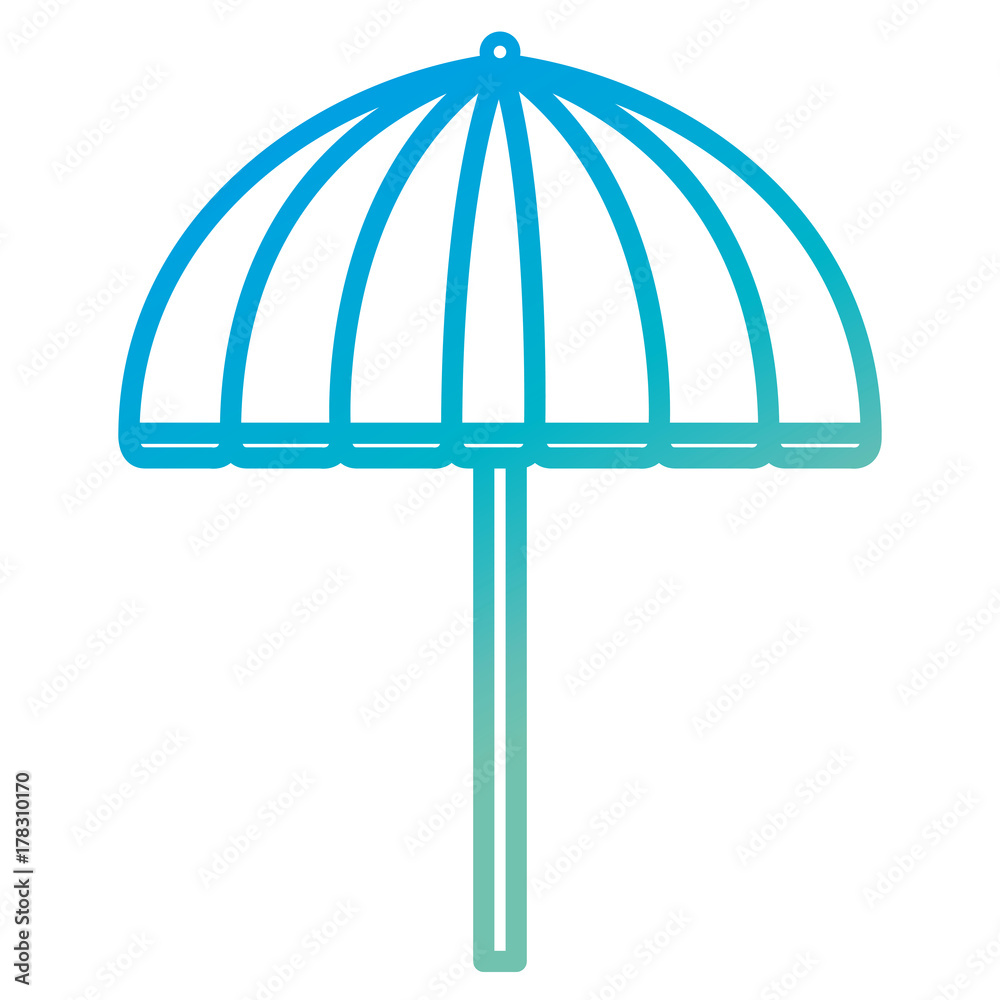 beach umbrella isolated icon beach umbrella isolated icon