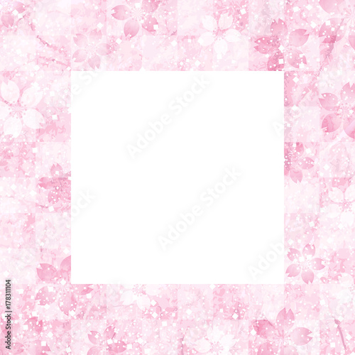 桜 さくら フレーム 素材 © AQ-taro Images