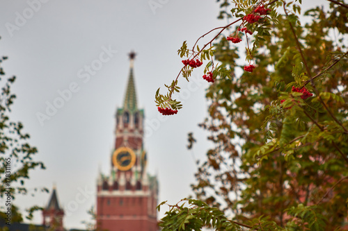 view of the Kremlin from the Park Zaryadye, Moscow