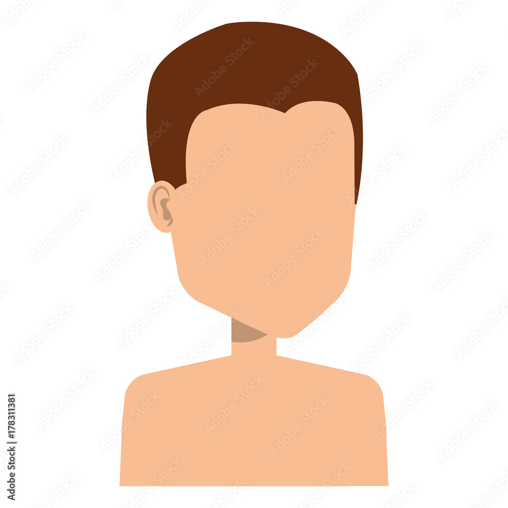 young man shirtless avatar character young man shirtless avatar character
