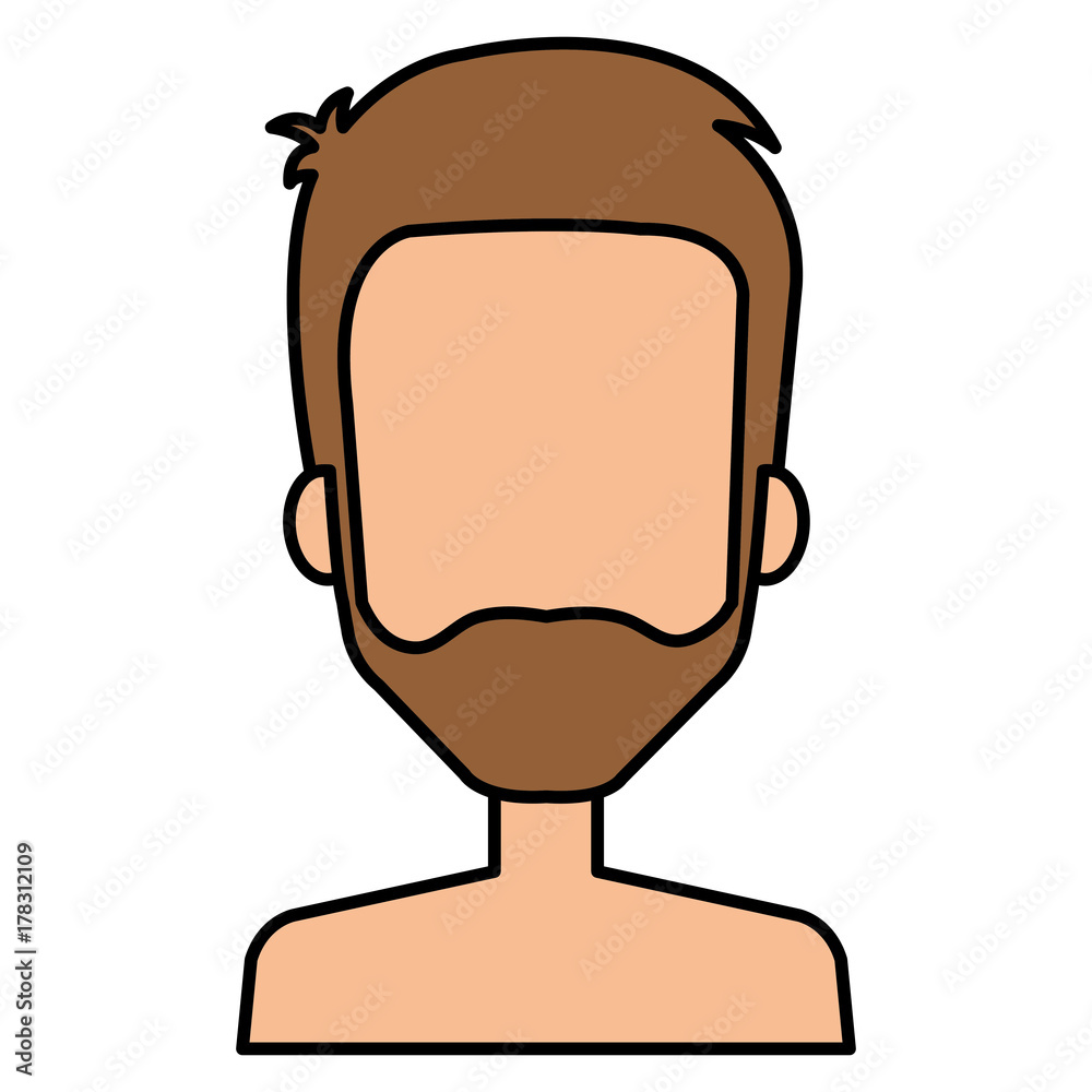 young man shirtless avatar character