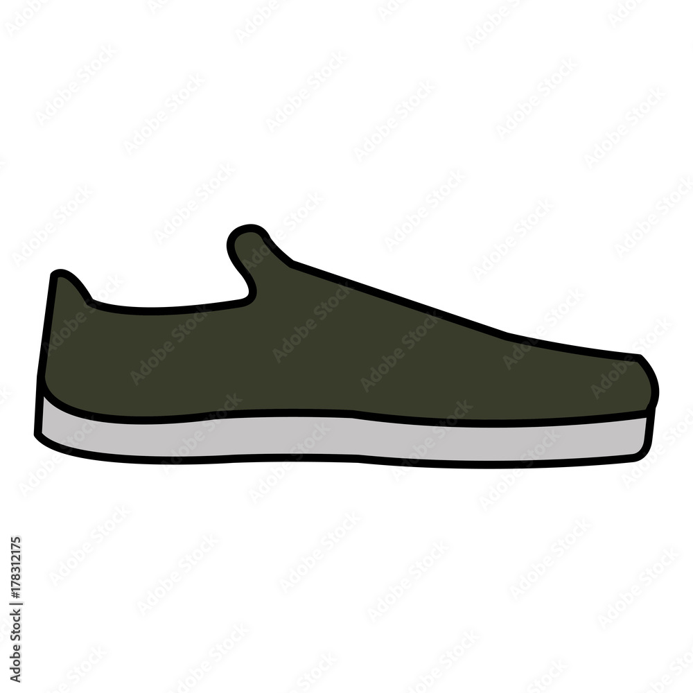 young shoes isolated icon