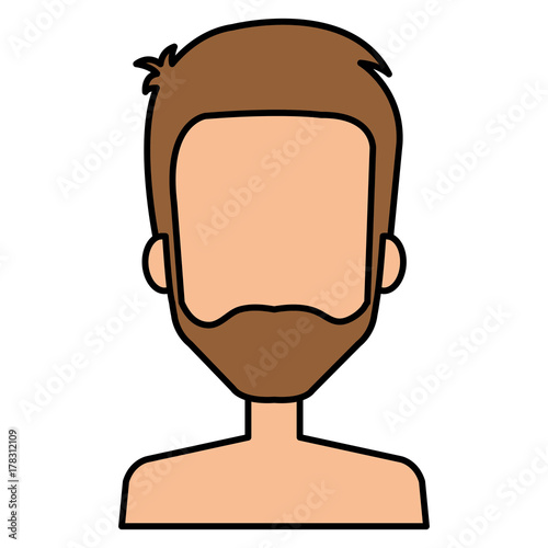 young man shirtless avatar character