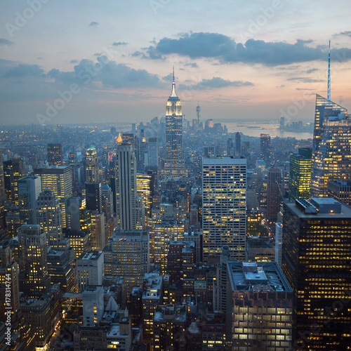 Empire State Building at night