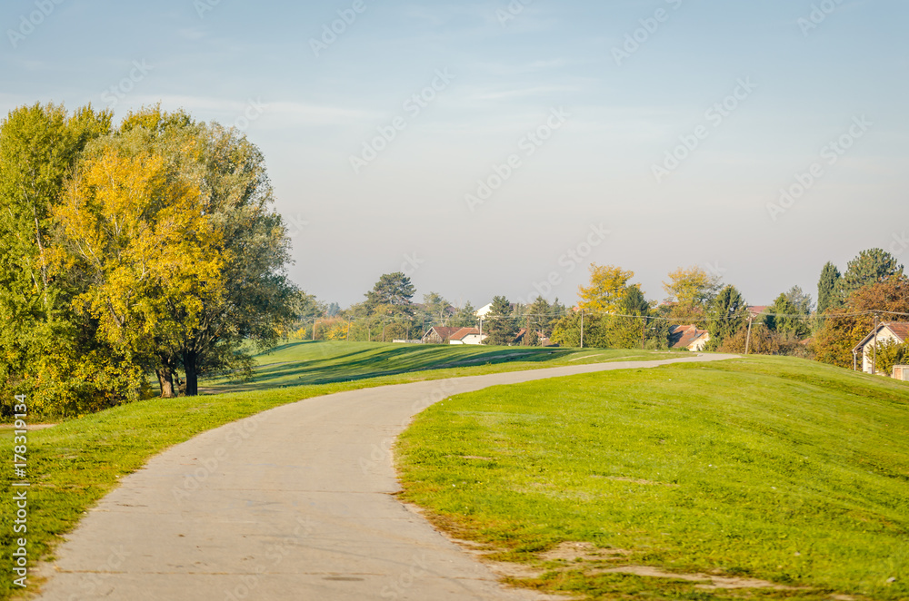 Autumn at lake