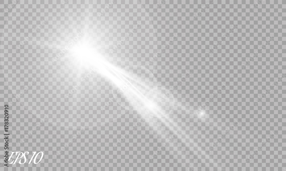 Vector transparent sunlight special lens flare light effect. Vector transparent sunlight special lens flare light effect.