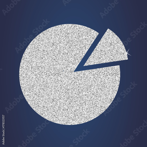 Glitzer Tortendiagramm