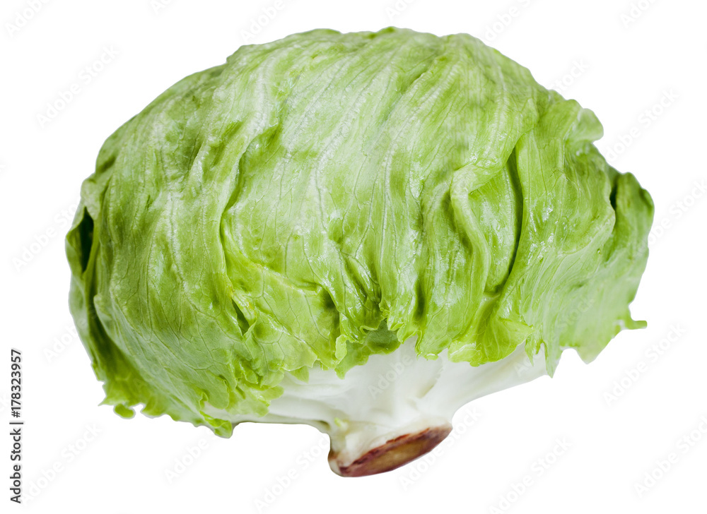 Green cabbage isolated on white background Green cabbage isolated on white background