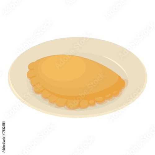 Cheburek icon, isometric style