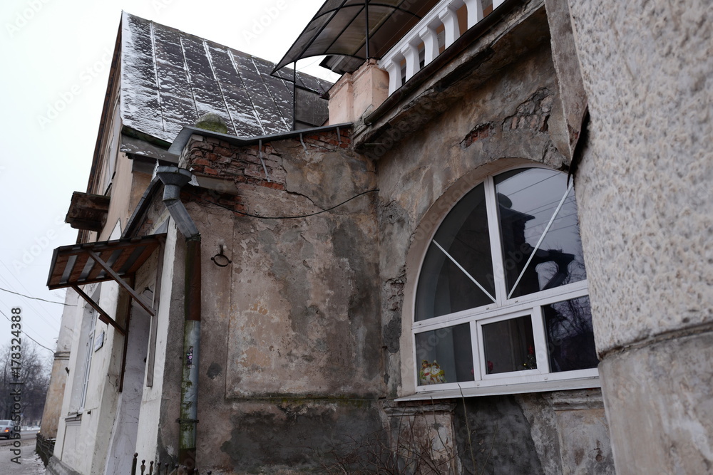 The former Meyer house, built in 1896. Pskov. Russia. The former Meyer house, built in 1896. Pskov. Russia.