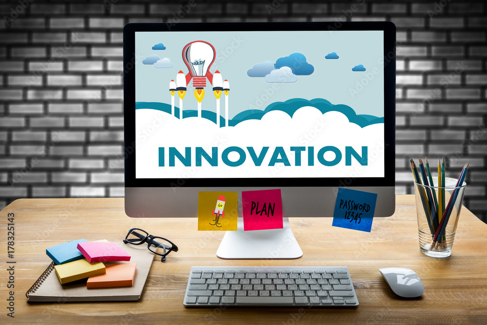INNOVATION think creative ideas Invent Knowledge Creative process INNOVATION think creative ideas Invent Knowledge Creative process