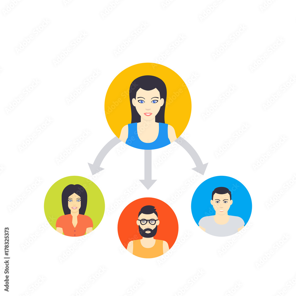 delegation vector illustration delegation vector illustration