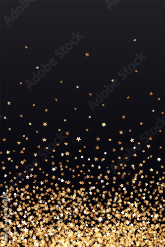 Goldene Sterne auf schwarzem Hintergrund