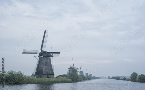 Windmills at Kinderdijk, Netherlands