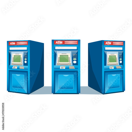 ATM machine isolated