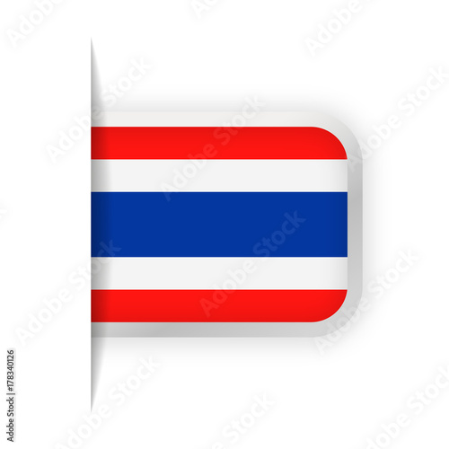 Free Download Thailand Flag Vector Bookmark Icon - GFXLoad