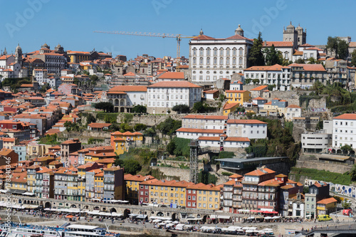 View on old town and historic centre of Porto, Portugal