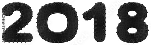 2018 black leather new year symbol bdsm fetish