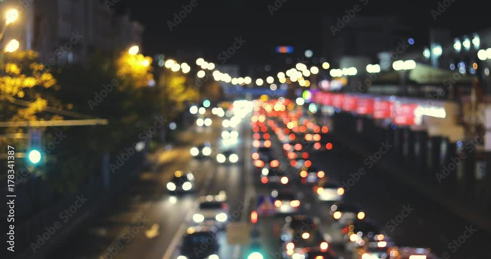 Night city is defocused with nice bokeh
Night city is defocused with nice bokeh