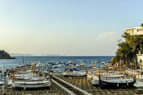 sight of the beach of Begur on the Brave coast in Gerona, Spain.
