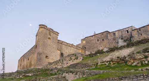 Sabiote village castle, Jaen, Spain photo