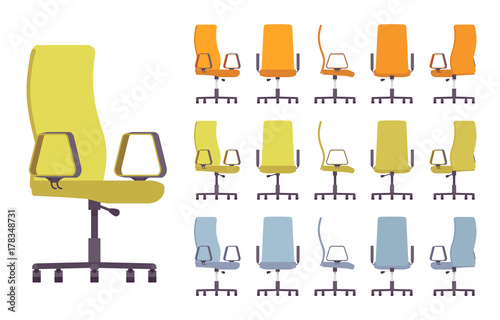 Office chair interior set