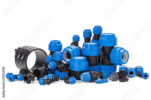 Plastic fitting in assortment