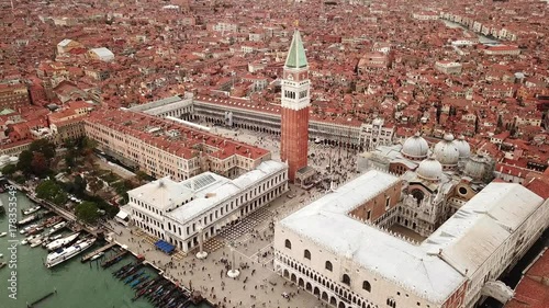 Drone video - Aerial view of Venice Italy