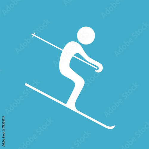 skiing symbol