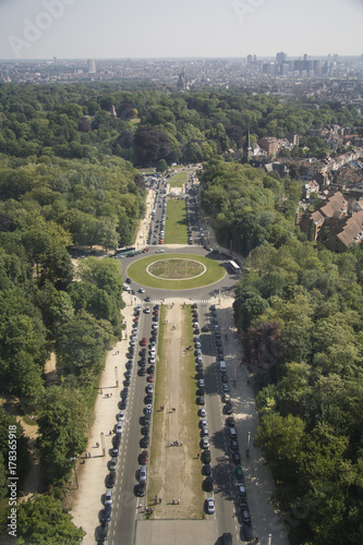 Obraz na płótnie View from Atomium, Brussels