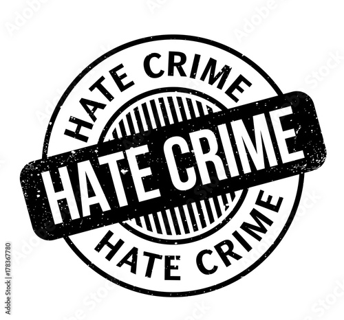 Hate Crime rubber stamp. Grunge design with dust scratches. Effects can be easily removed for a clean, crisp look. Color is easily changed.