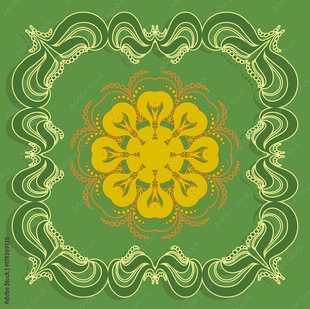 Seamless abstract floral pattern,mandala pattern Seamless abstract floral pattern,mandala pattern