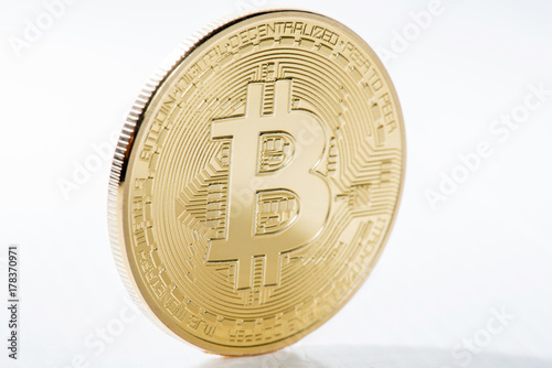 Golden Bitcoin money