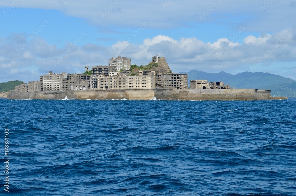 日本 長崎県 端島 軍艦島 世界遺産 Hashima Island Gunkanjima Battleship Island