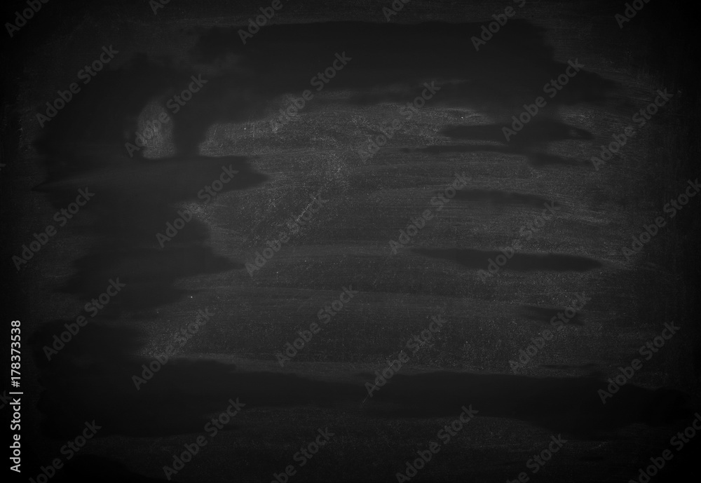 Chalk rubbed out on blackboard and texture Chalk rubbed out on blackboard and texture