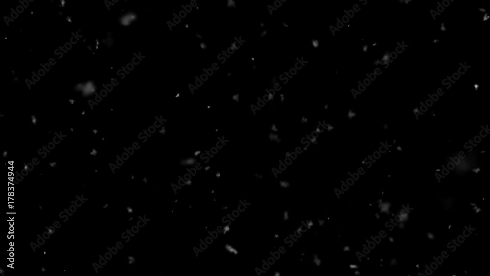 Christmas Morning Snow Falling Away- Super Slow - Medium Shot - Loop - Alpha Channel Christmas Morning Snow Falling Away- Super Slow - Medium Shot - Loop - Alpha Channel