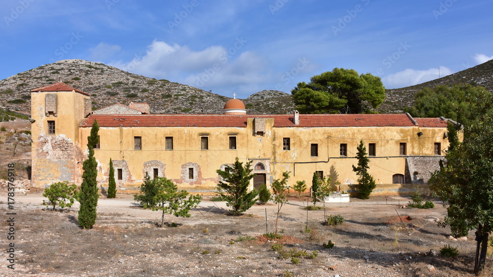 Monastery Gouverneto on island Crete,Crete island