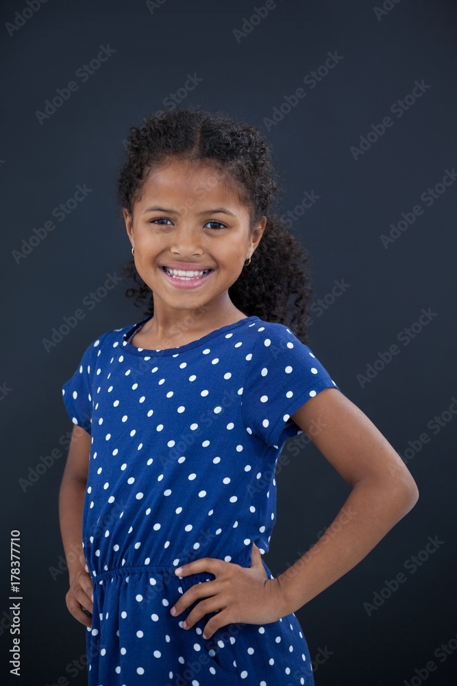 Girl with hand on hip Girl with hand on hip