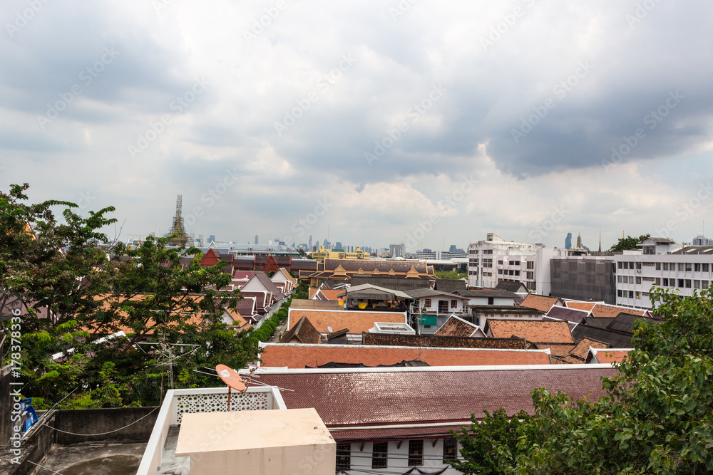 Obraz premium Thai Old City : 古い町並み・タイ・バンコク